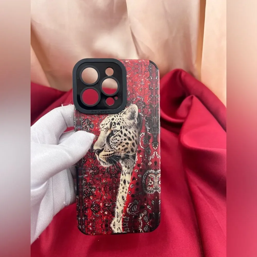 Luxury Leopard Print iPhone 16 Pro Max Case – Bold & Stylish